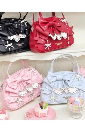 Mademoiselle Pearl Bow Rabbit Bag(Reservation/4 Colours/Full Payment Without Shipping)